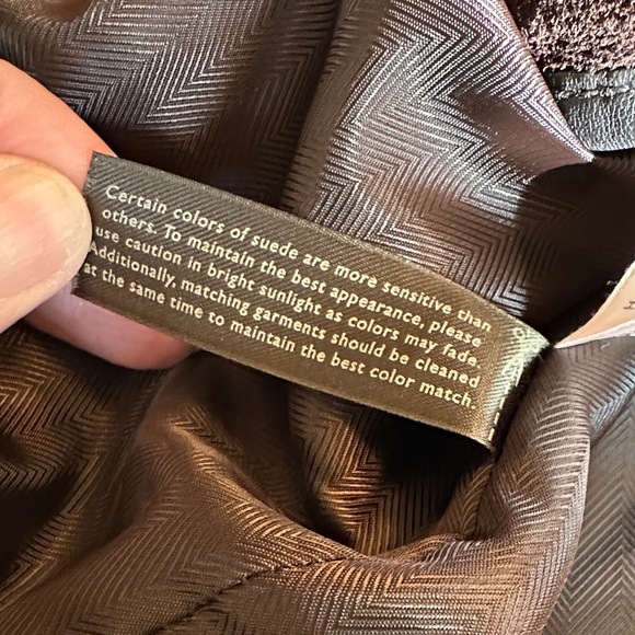 Eddie Bauer Seattle Suede Genuine Leather Jacket - Picture 9 of 12